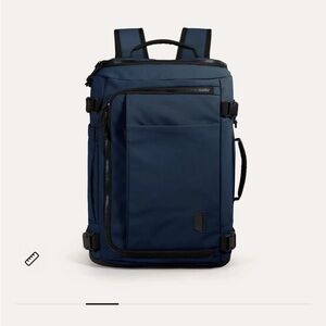 Sleek Navy Blue Men's(unisex) Backpack
